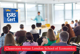 Classroom training (venue: London School of Economics) for the 6-course bundle to become a GRI Certified ESRS Sustainability Professional