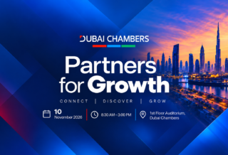 Dubai Chambers Partners for Growth event promoting SME competitiveness, business growth and resilience in Dubai on 10 November 2026.